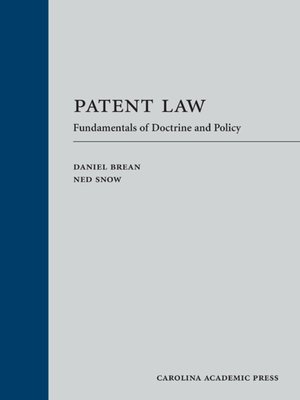 cover image of Patent Law